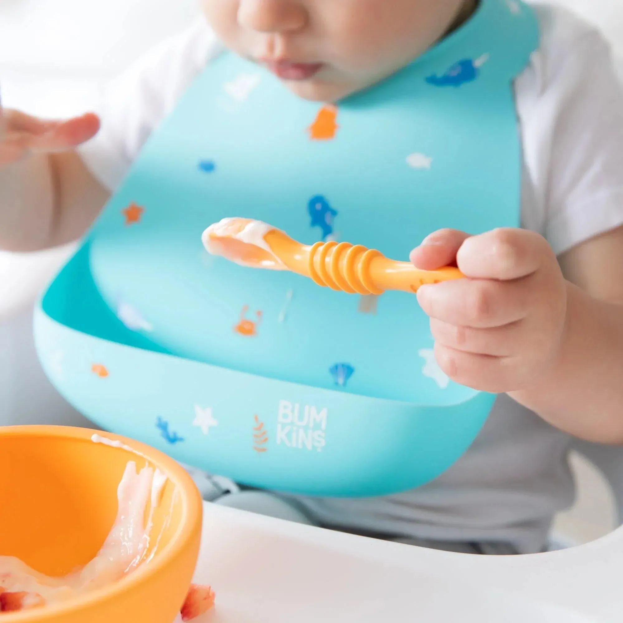 Silicone Bib: Ocean Life