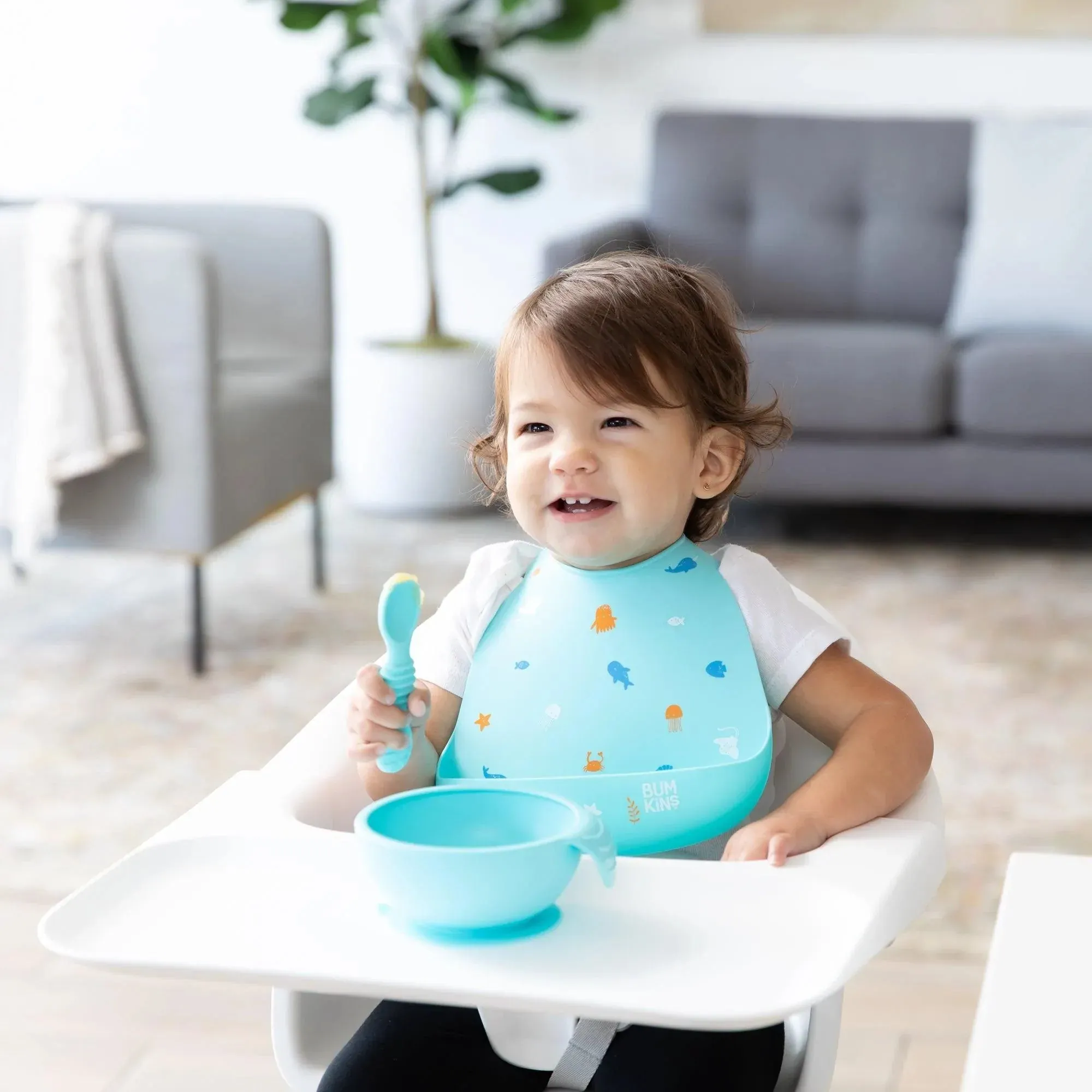 Silicone Bib: Ocean Life