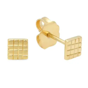 Simple Gold Stud Earrings