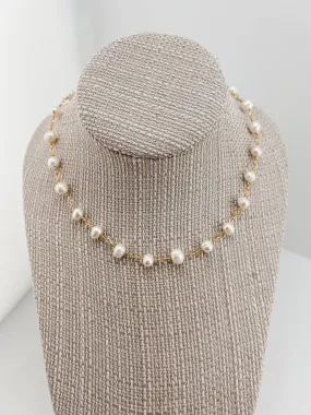 Simple Pearl Necklace