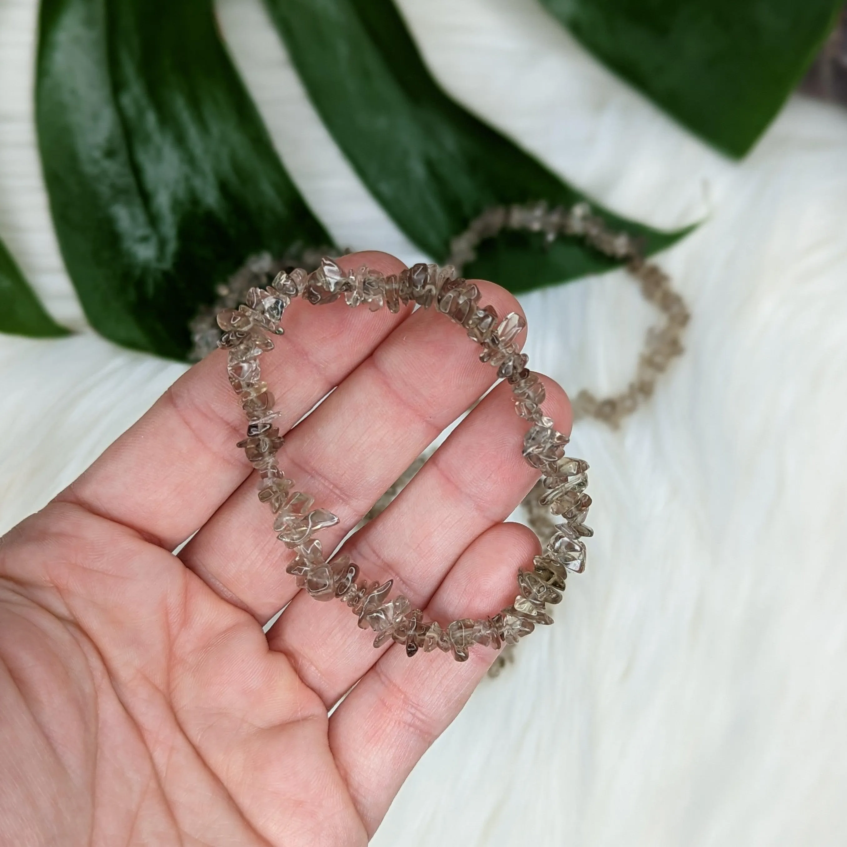 Smokey Quartz Stretch Bracelet