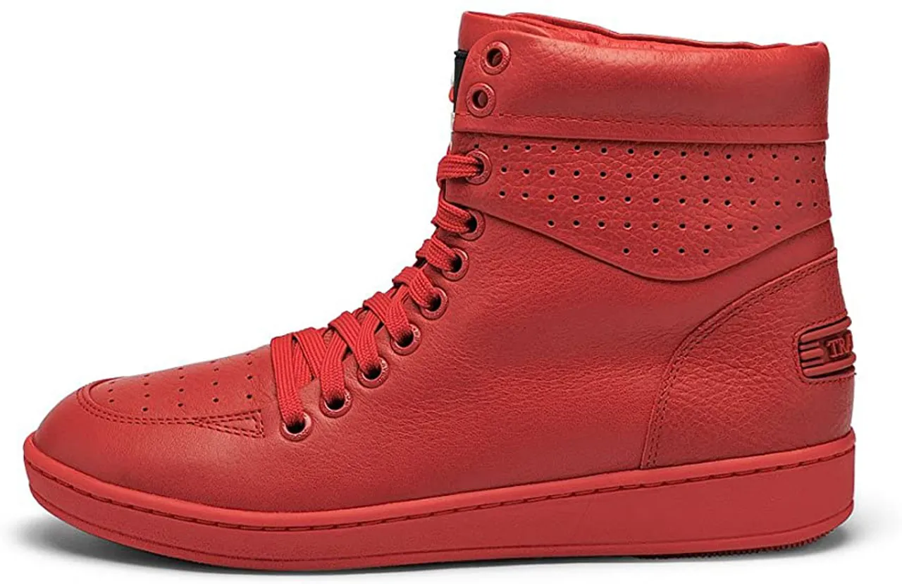 Travel Fox Lace-up High Top - Red