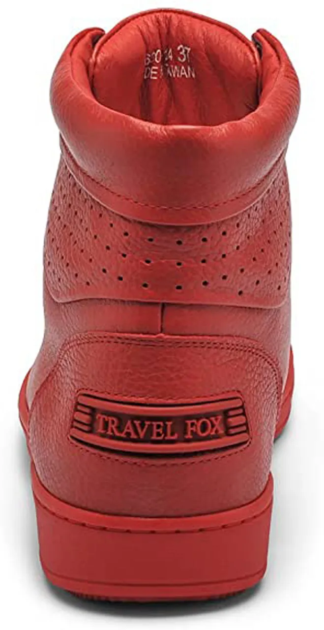 Travel Fox Lace-up High Top - Red