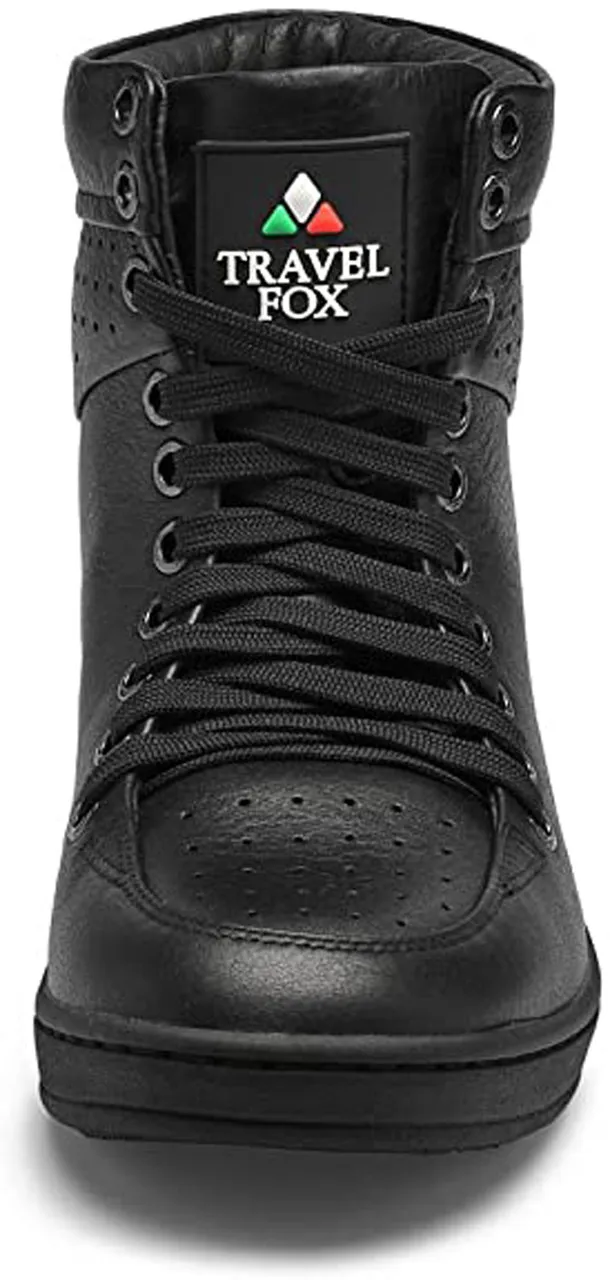 Travel Fox Lace-up High Top (Women) - Black