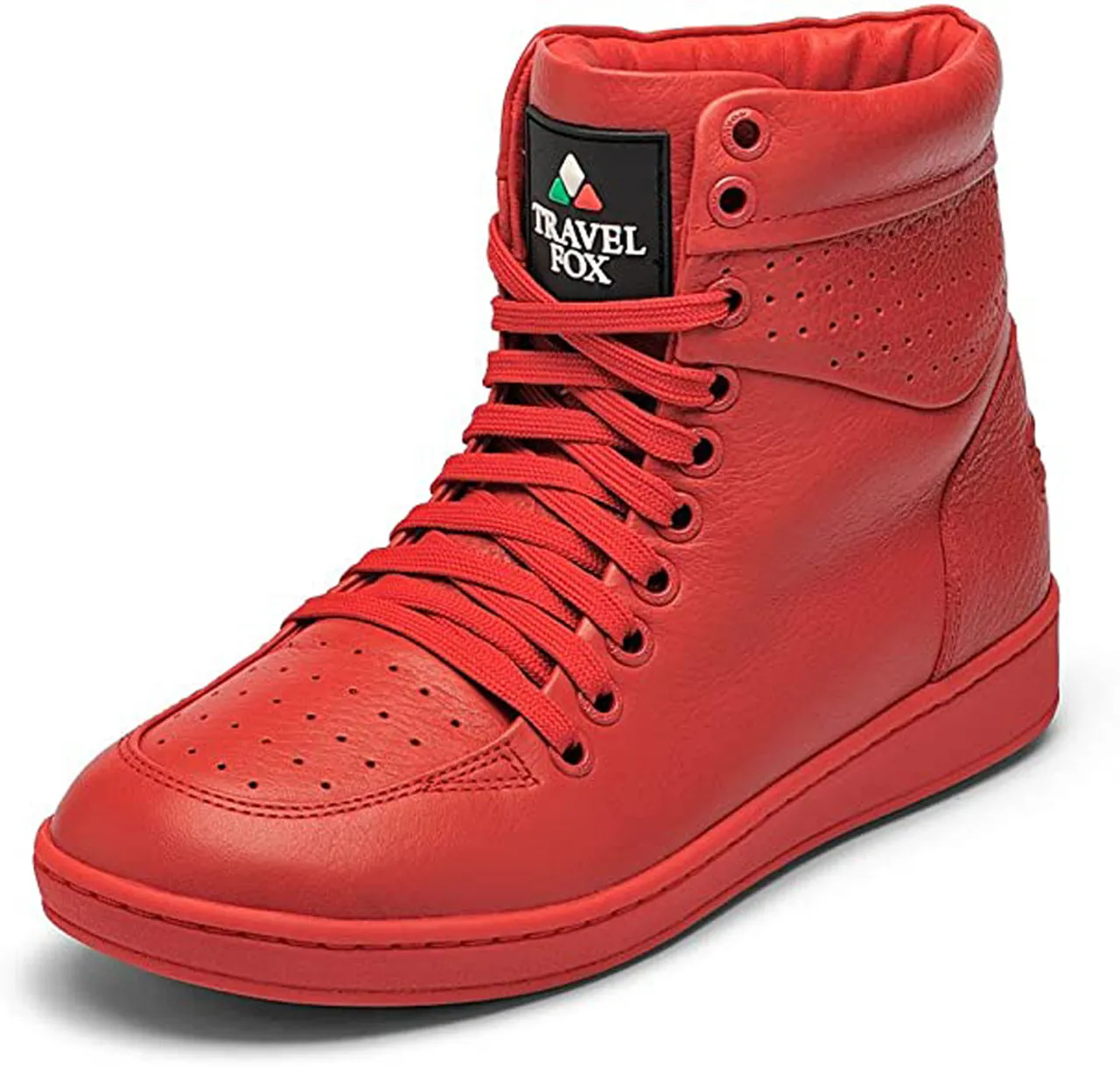 Travel Fox Lace-up High Top (Women) - Red