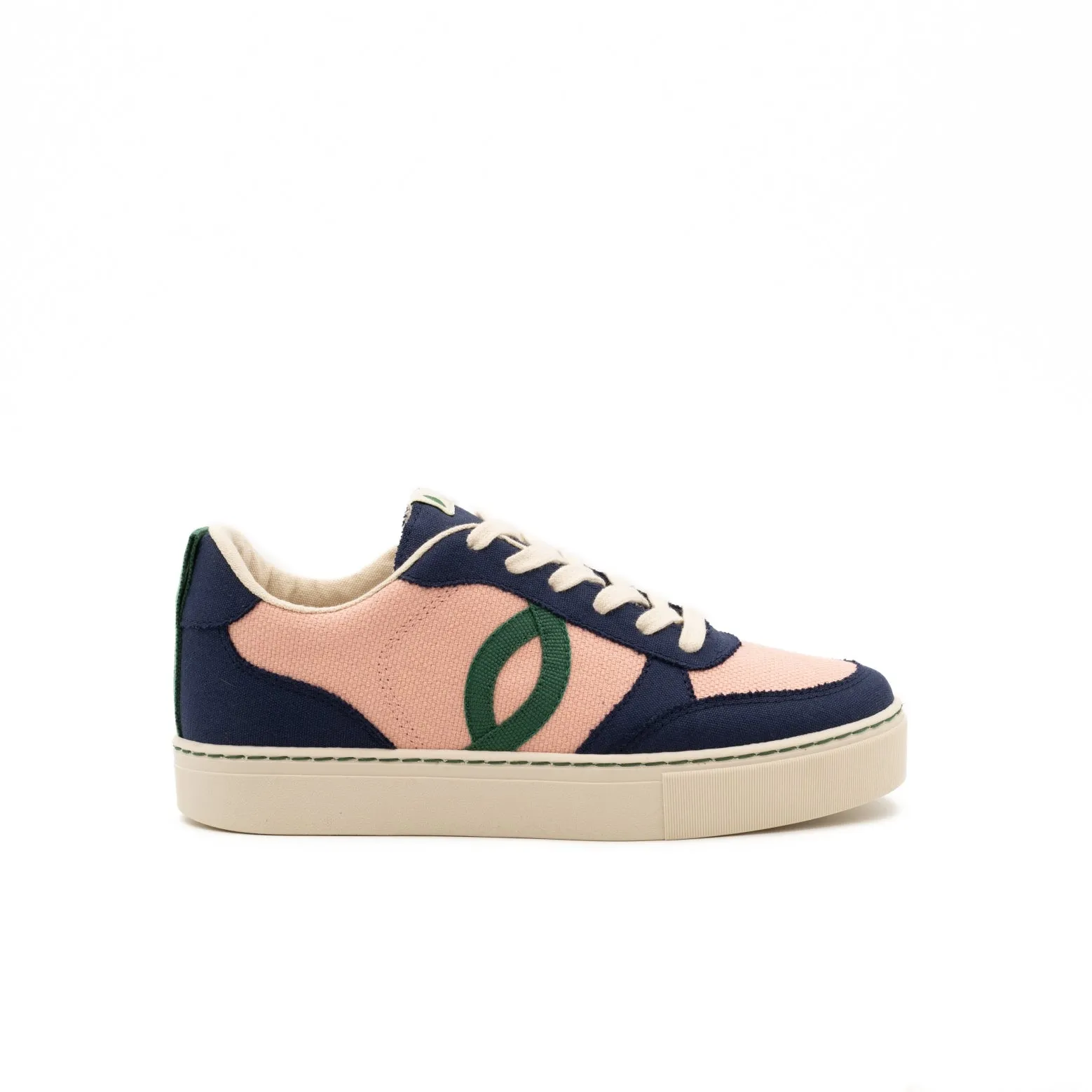 Vegan sneaker Pink/Dark blue SON016