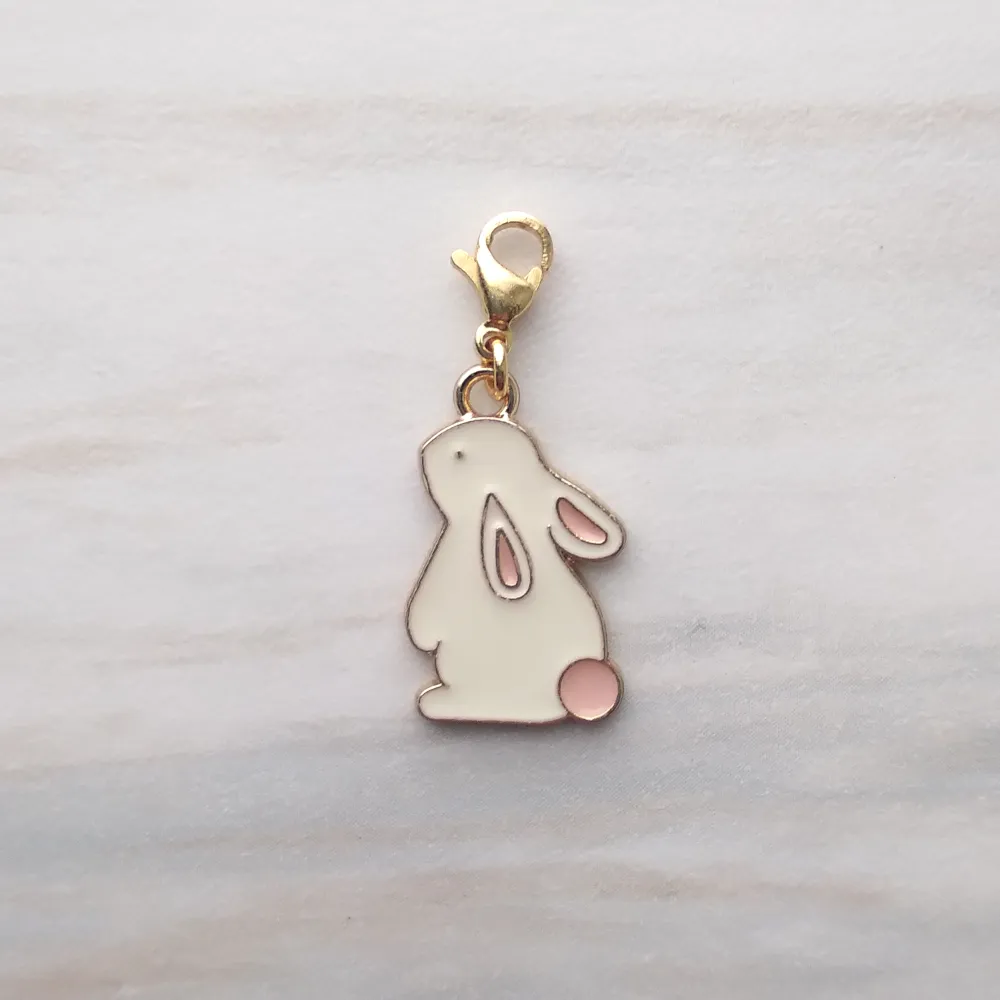 White Bunny Simple Charm