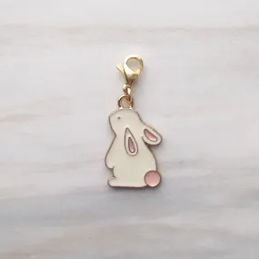 White Bunny Simple Charm