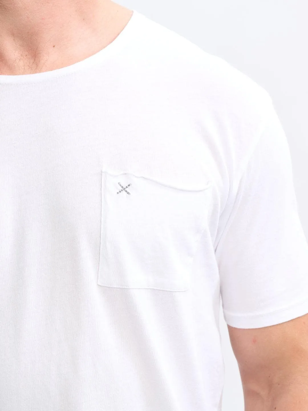 X-Pocket Curved Hem - Tee