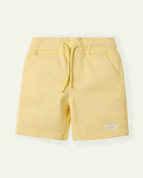 Yellow Pull Up Shorts