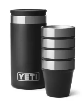 Yeti Shot Glasses & Case Black